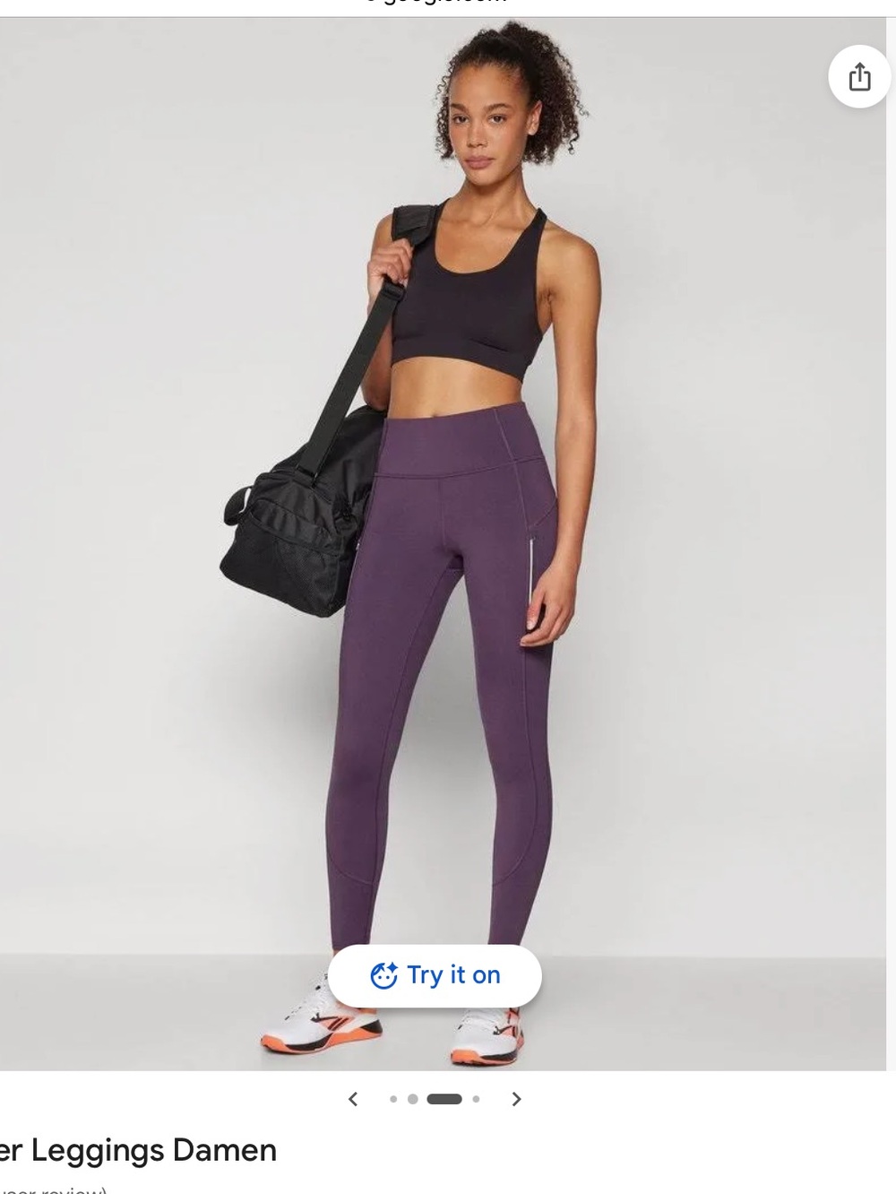 Athleta Women’s Rainier Tights Deep Purple Leggings